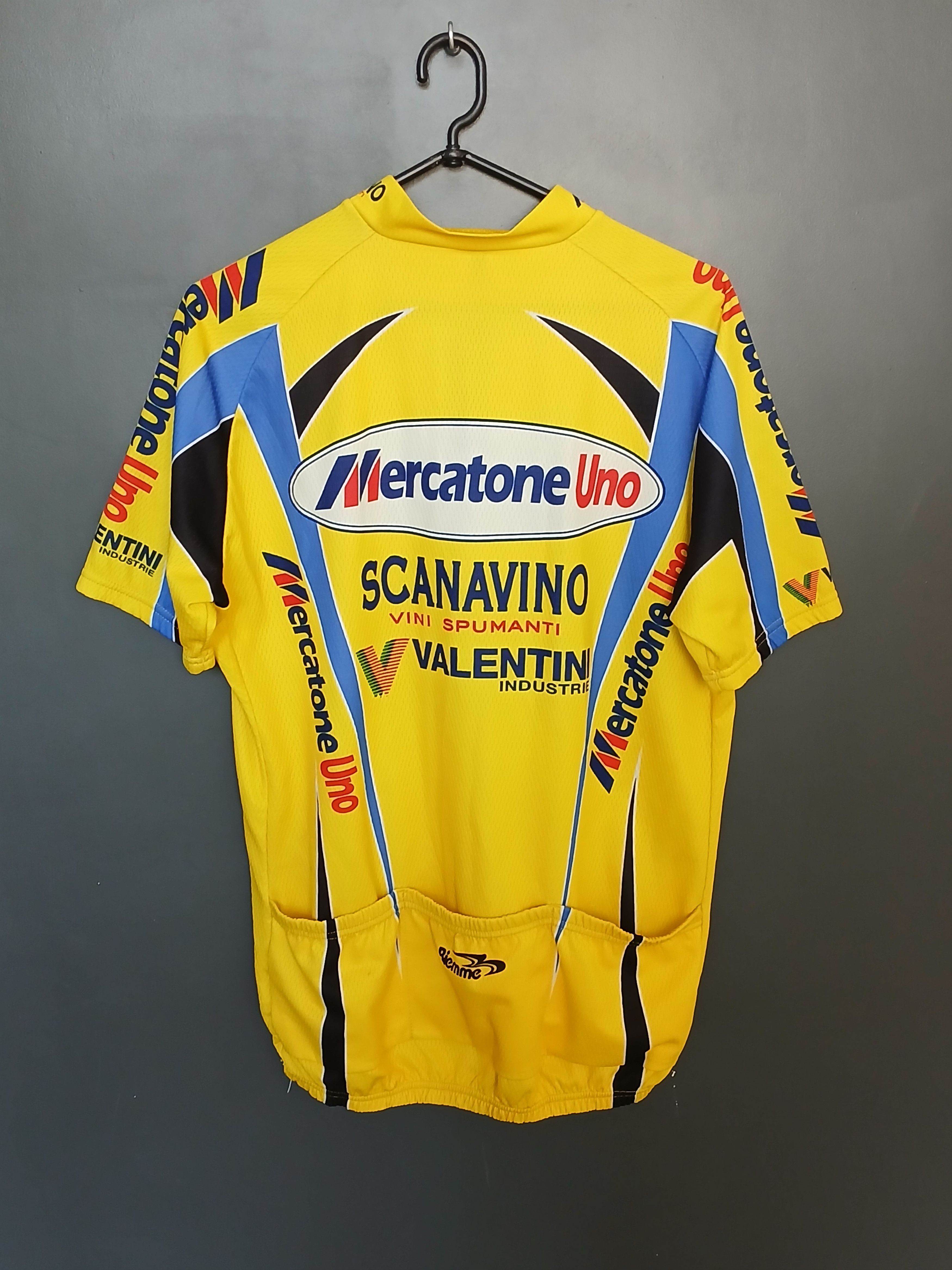 Bicycle Mercatone Uno Scanavino Racing Team Bicycle Cycling Jersey Size US XL / EU 56 / 4 - 2 Thumbnail