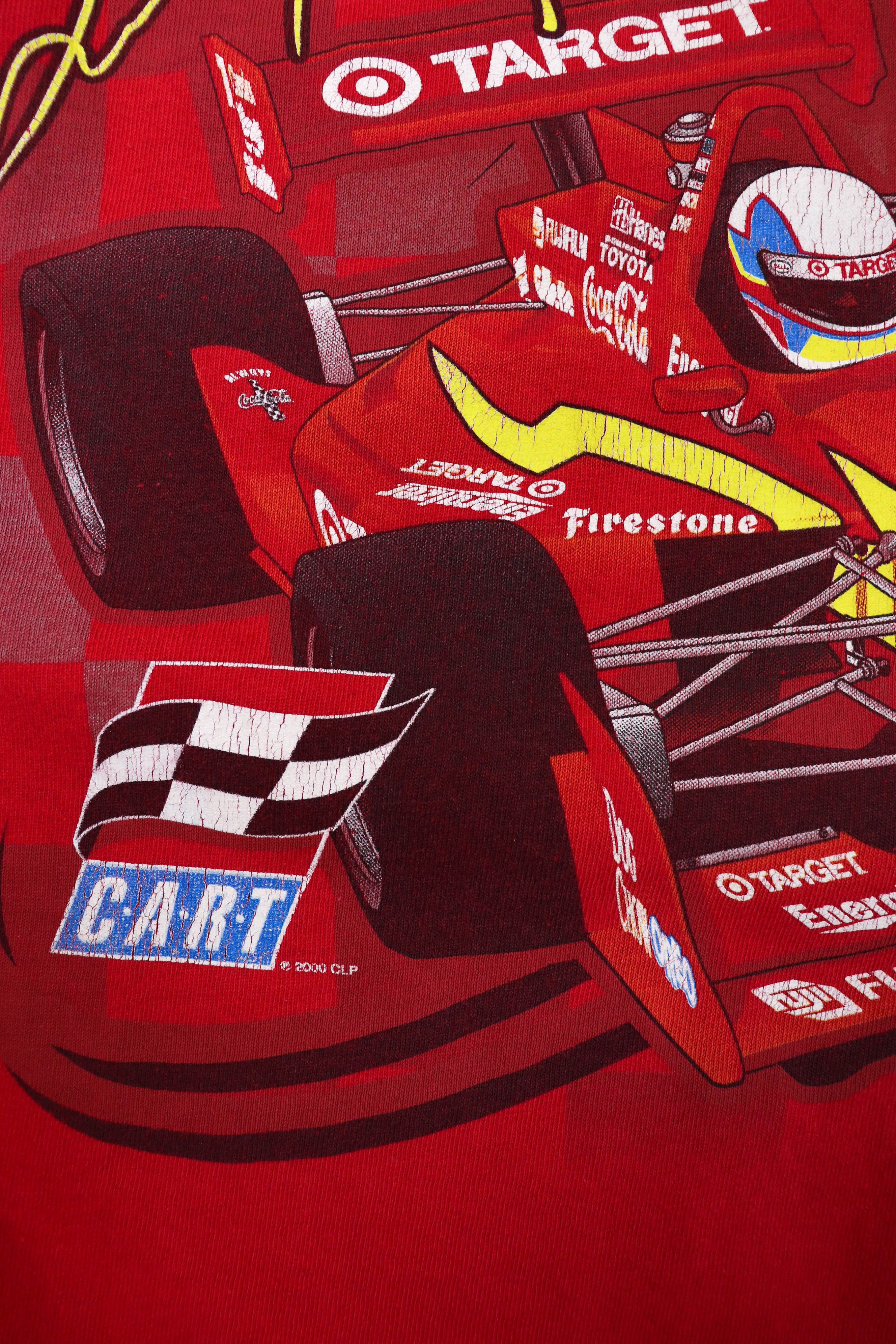 Formula 1 2000s Vintage Juan Montoya F1 Distressed Sun Faded T-shirt Size US L / EU 52-54 / 3 - 4 Thumbnail