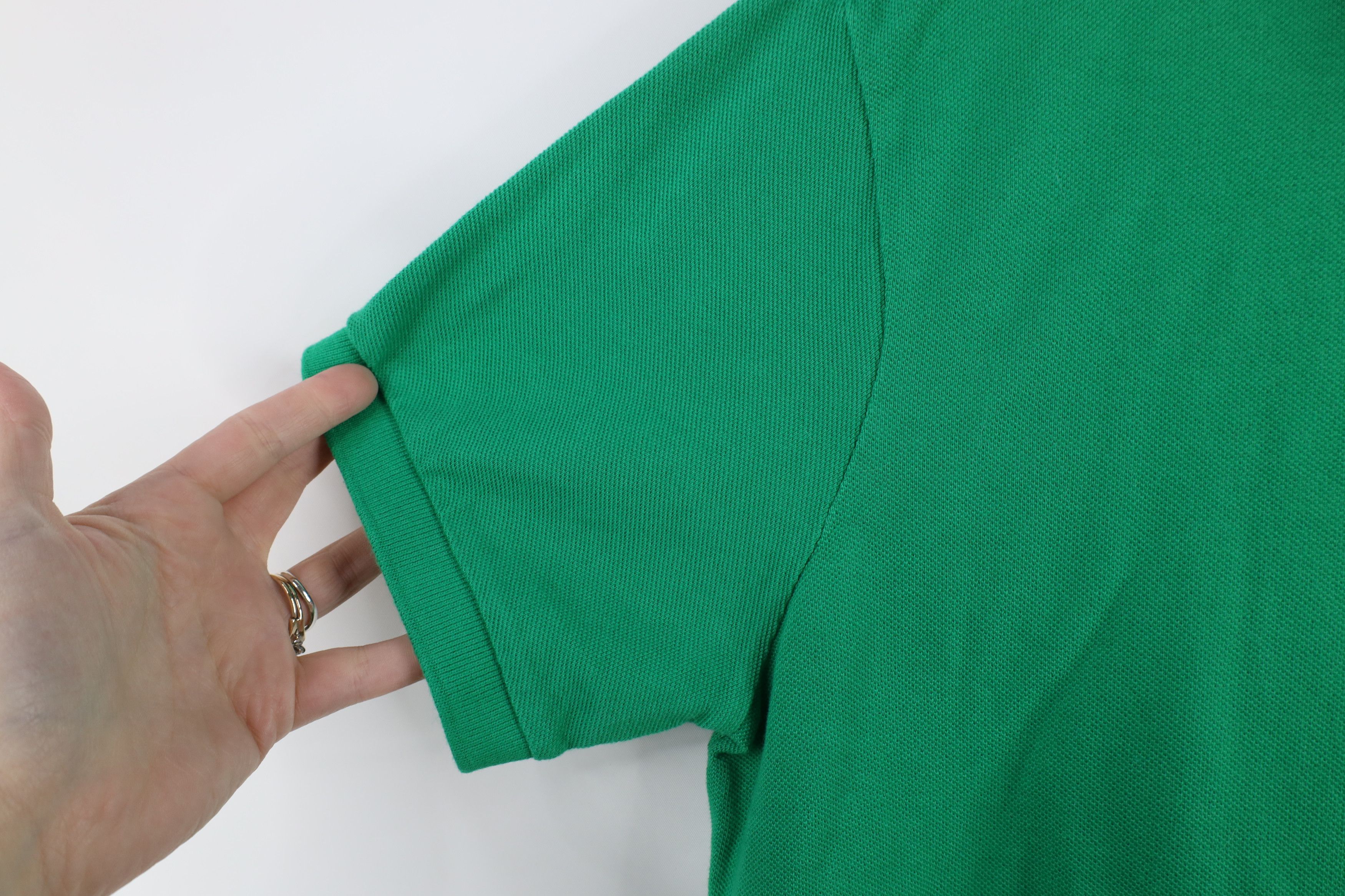 Ralph Lauren × Vintage Vintage 90s Ralph Lauren Fit Collared Polo Shirt Kelly Green Size US M / EU 48-50 / 2 - 6 Thumbnail