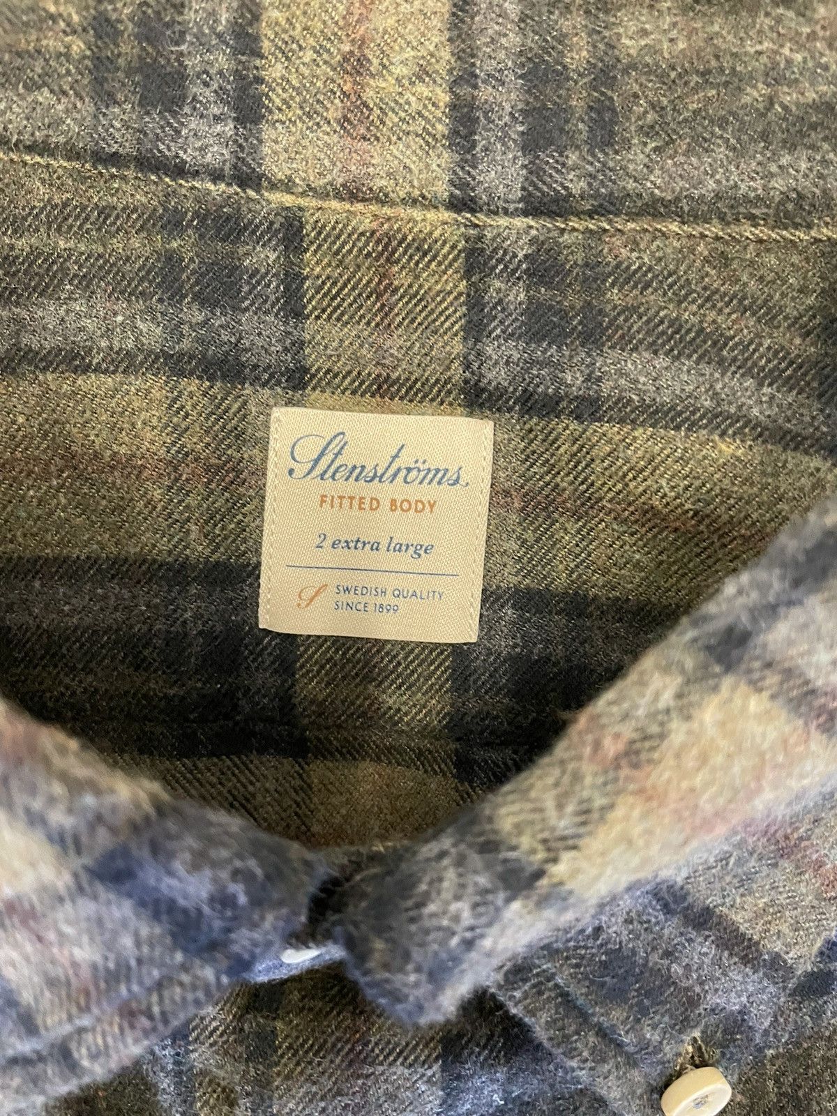 Strenstroms Plaid Flannel Button Down Shirt Size US XXL / EU 58 / 5 - 4 Thumbnail