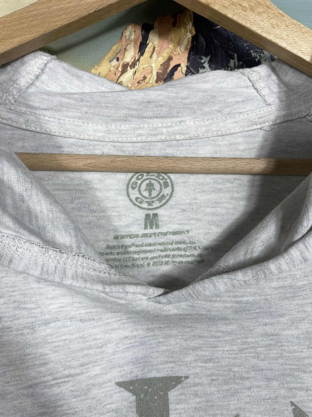 Vintage Gold’s Gym Grey Retro Y2K Vintage Hoodie LS Size US M / EU 48-50 / 2 - 6 Thumbnail