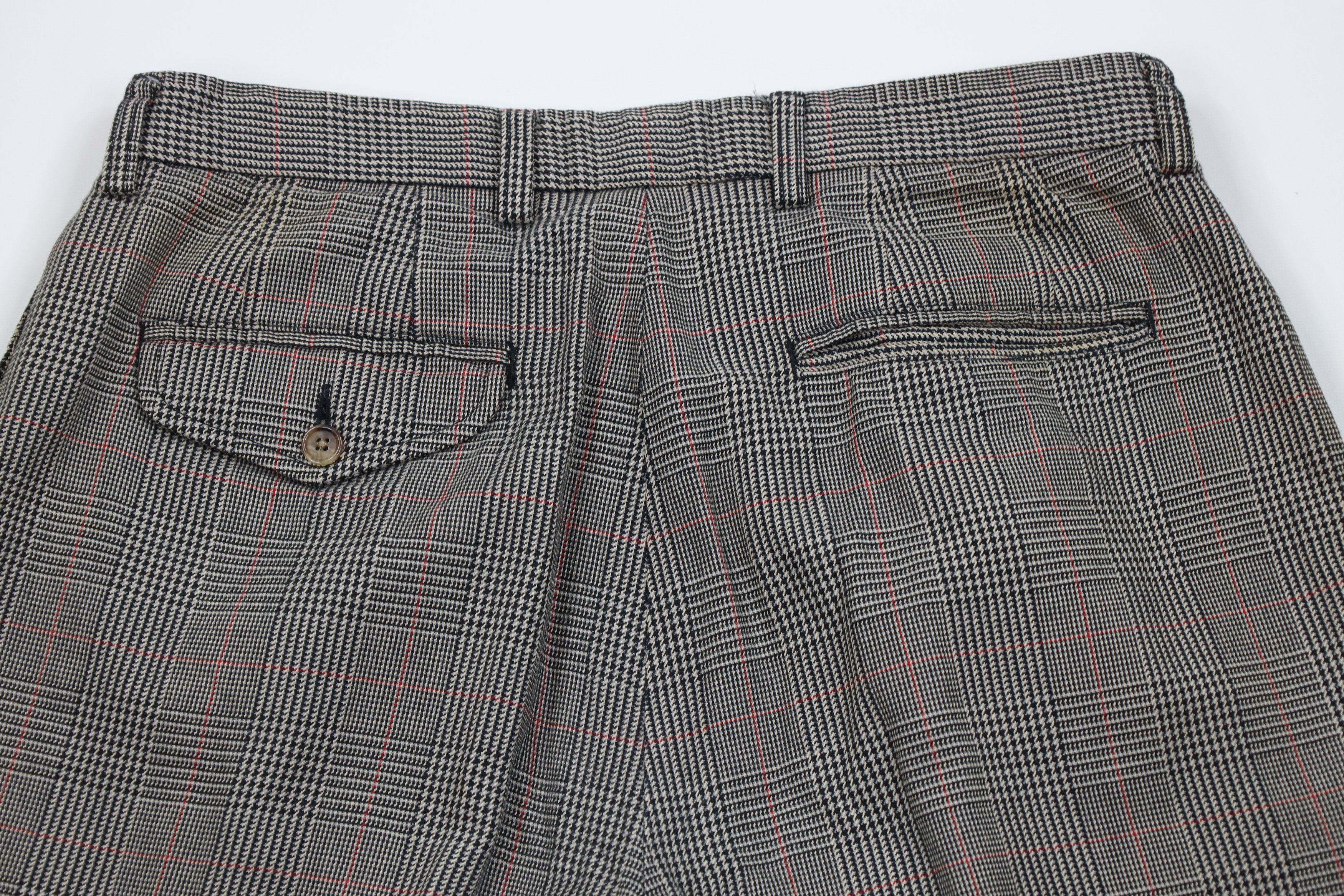 Tommy Hilfiger Vintage 90s Tommy Hilfiger Wide Leg Chino Pants Houndstooth Size US 34 / EU 50 - 11 Thumbnail
