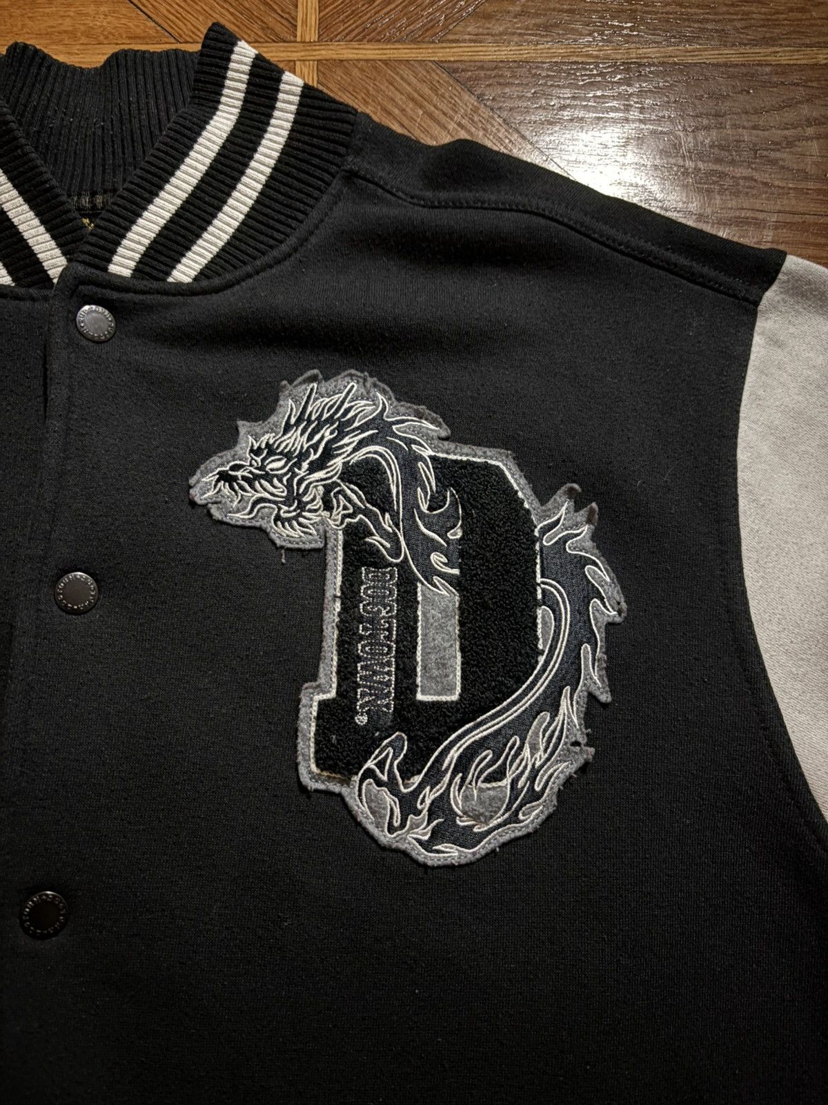 Vintage Dogtown Black Dragon Varsity Jacket Size US XL / EU 56 / 4 - 3 Thumbnail