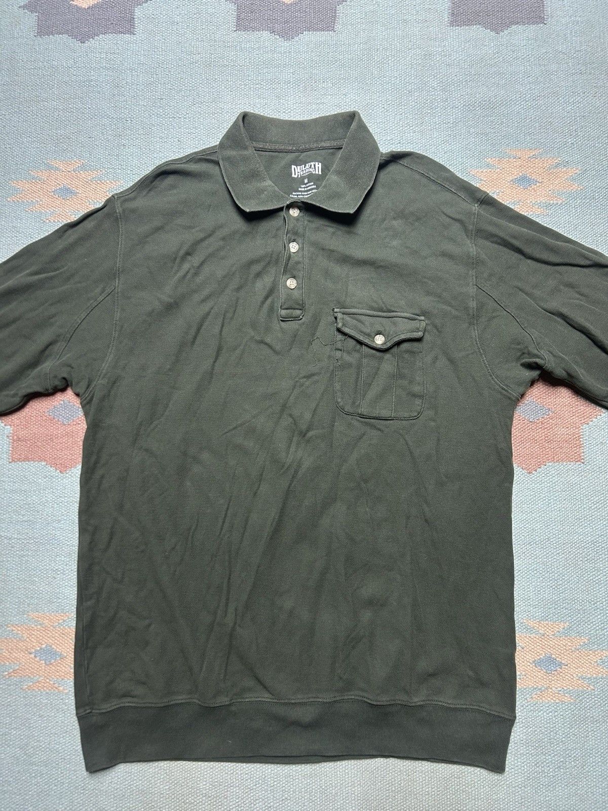 Duluth Trading Company Duluth Trading Co polo shirt cotton heavy one pocket medium Size US M / EU 48-50 / 2 - 2 Thumbnail