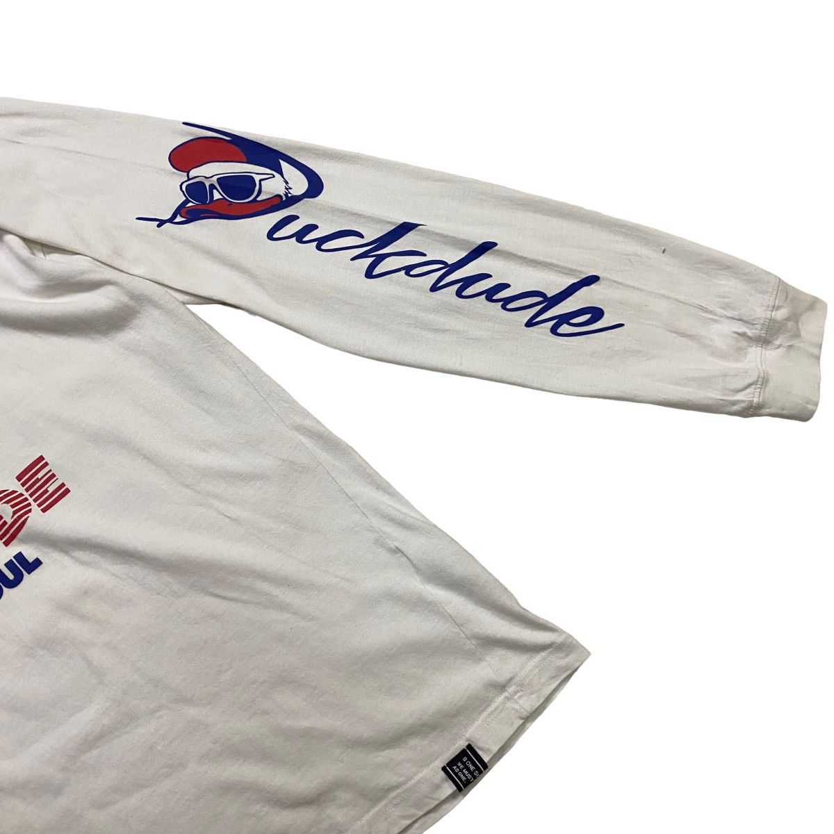 Japanese Brand × Vintage B one Soul quackers duck dude long sleeve tee Size US XL / EU 56 / 4 - 5 Thumbnail