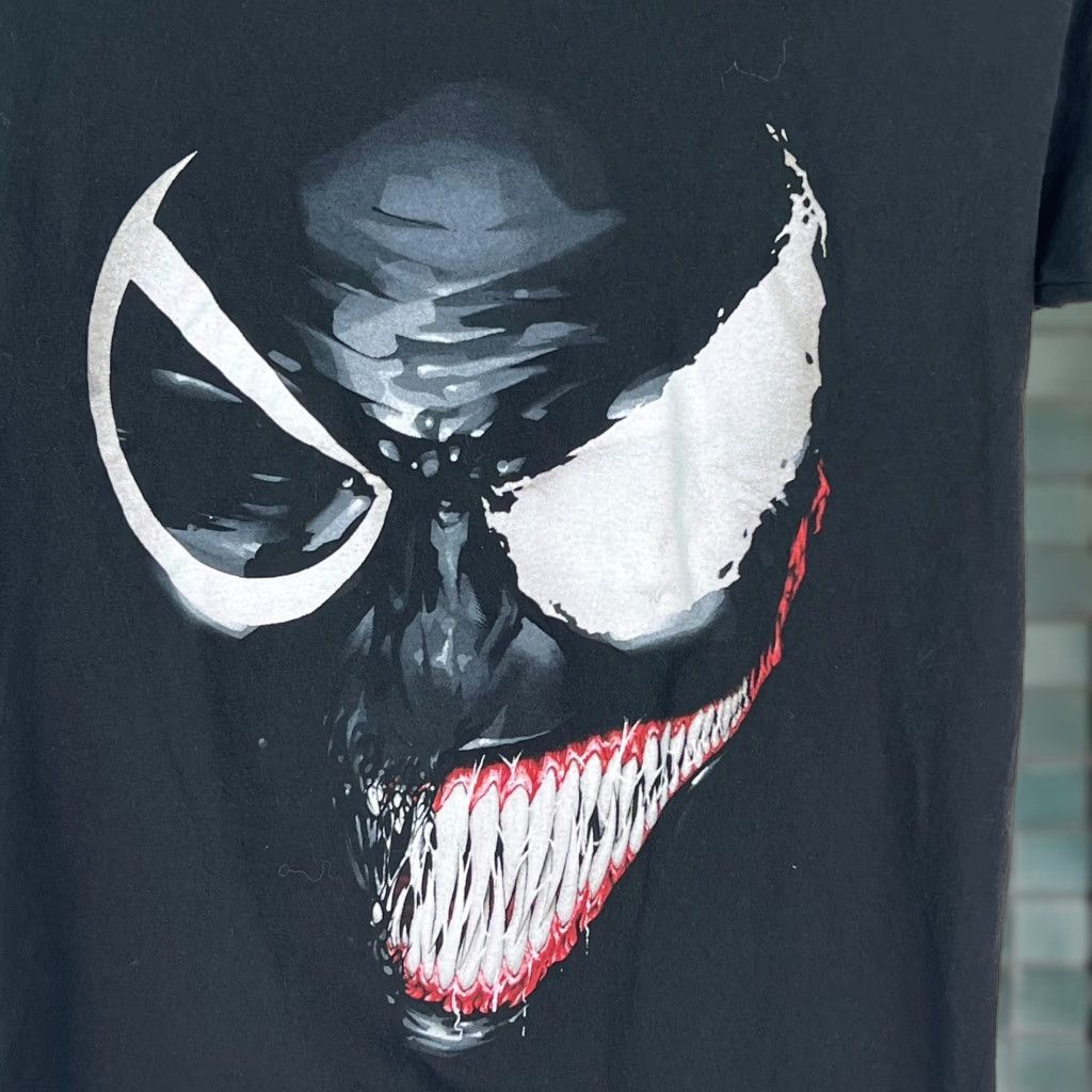 Vintage Marvel Mens Graphic Print Cotton Crew Neck T Shirt Black Size L Size US L / EU 52-54 / 3 - 1 Thumbnail