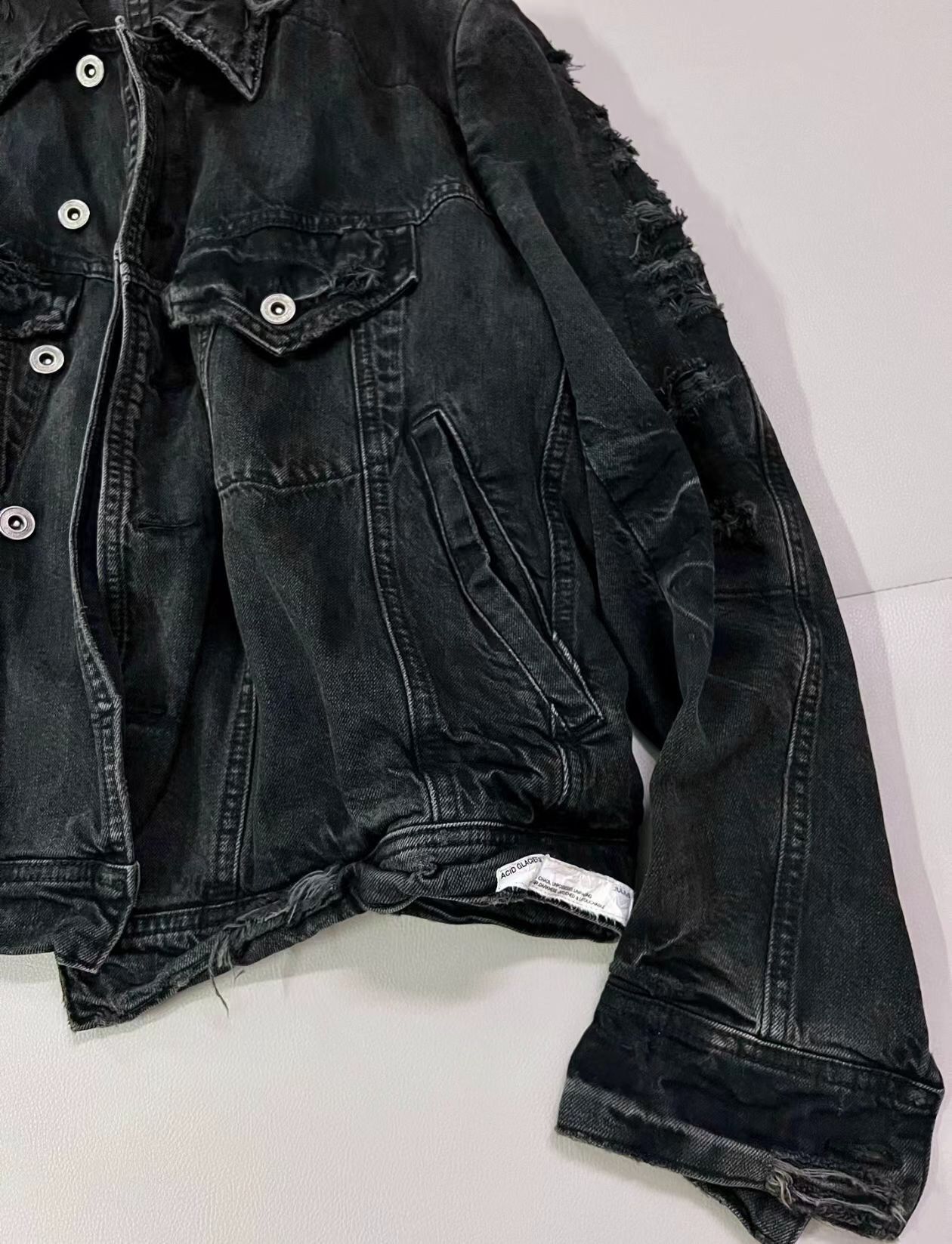 Julius Julius_7 Destruction denim jacket 2412-Nextarrow Size US S / EU 44-46 / 1 - 6 Thumbnail