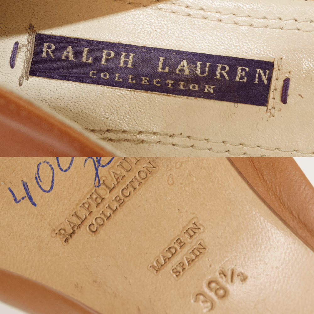 Ralph Lauren Purple Label Purple Leather Leather Boat Shoes Size US 8.5 / IT 38.5 - 8 Thumbnail