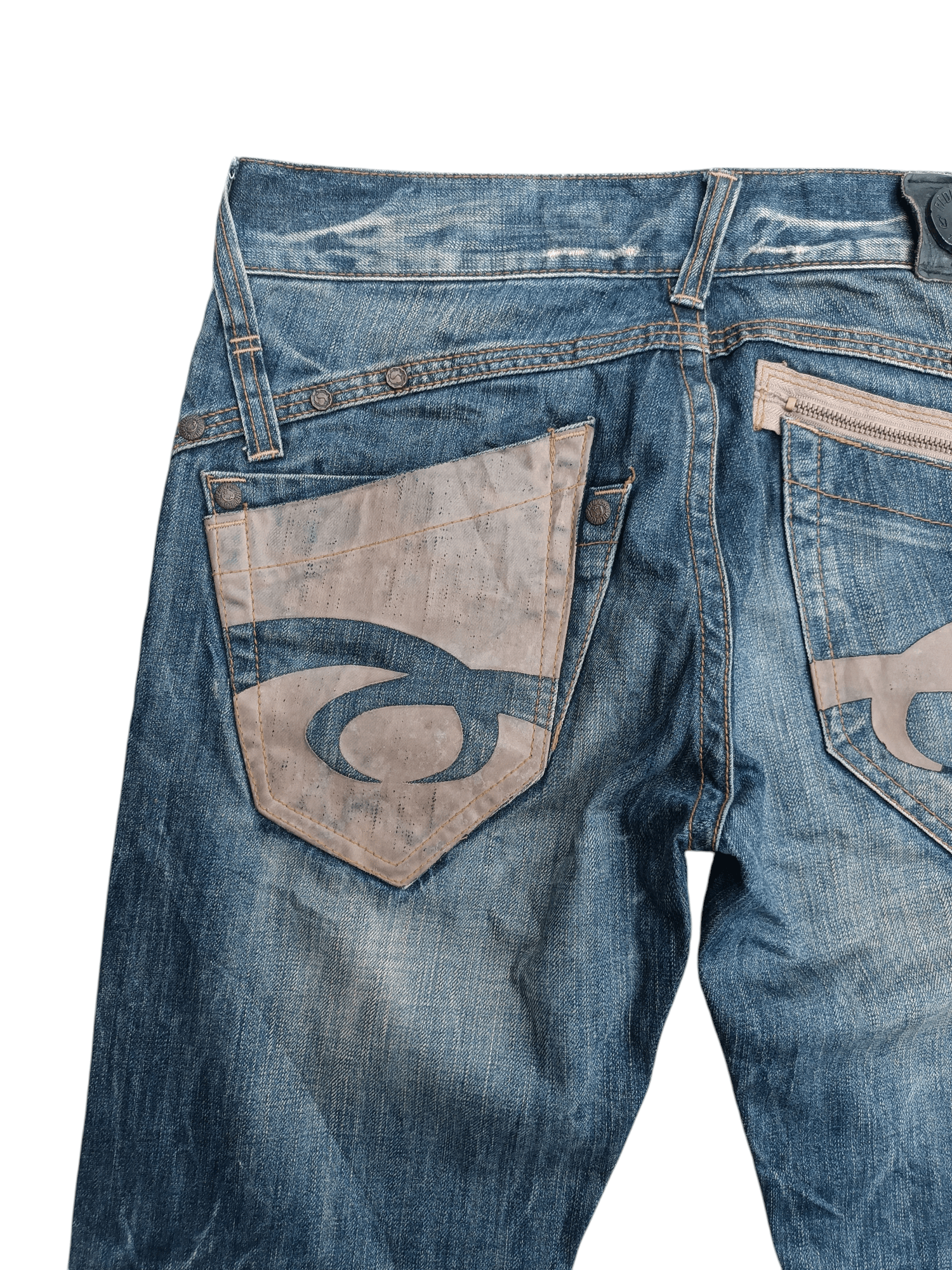 Chip & Pepper × Japanese Brand 🔥FYEE🔥Vintage Red Pepper Distressed Whiskers Denim Size US 32 / EU 48 - 6 Thumbnail