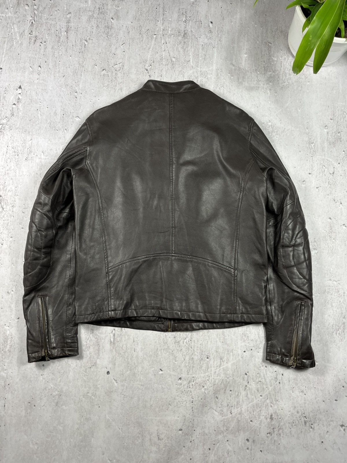 Marlboro Classics × Vintage Marlboro clasics leather jacket lamb skin Brown Size US M / EU 48-50 / 2 - 4 Thumbnail