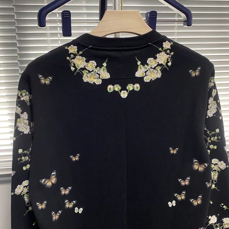 Givenchy Givenchy Ribbed combed cotton, saint mother all-over star Size US XS / EU 42 / 0 - 6 Thumbnail