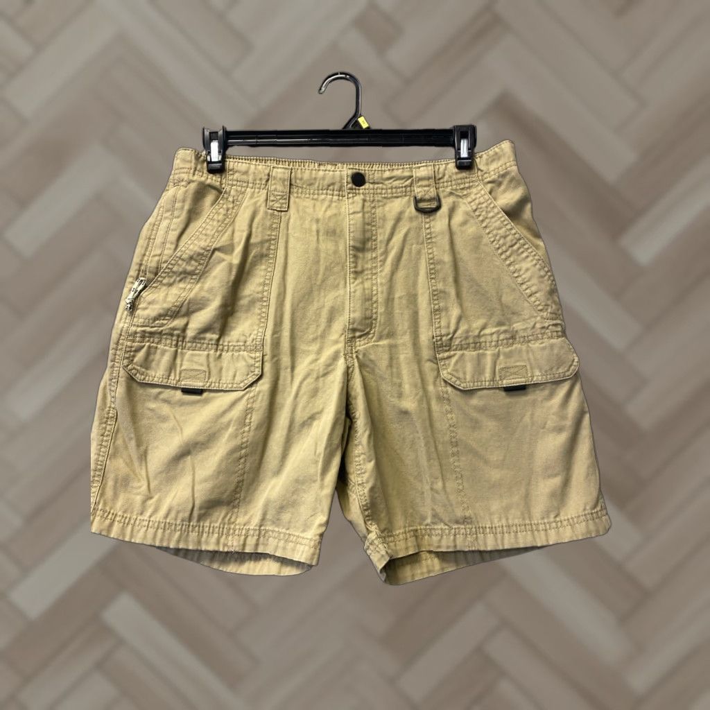 Wrangler VINTAGE Wrangler Men's Cargo Shorts Size 36 Light Brown Cotton Blend Casual 2000s Size US 36 / EU 52 - 1 Thumbnail
