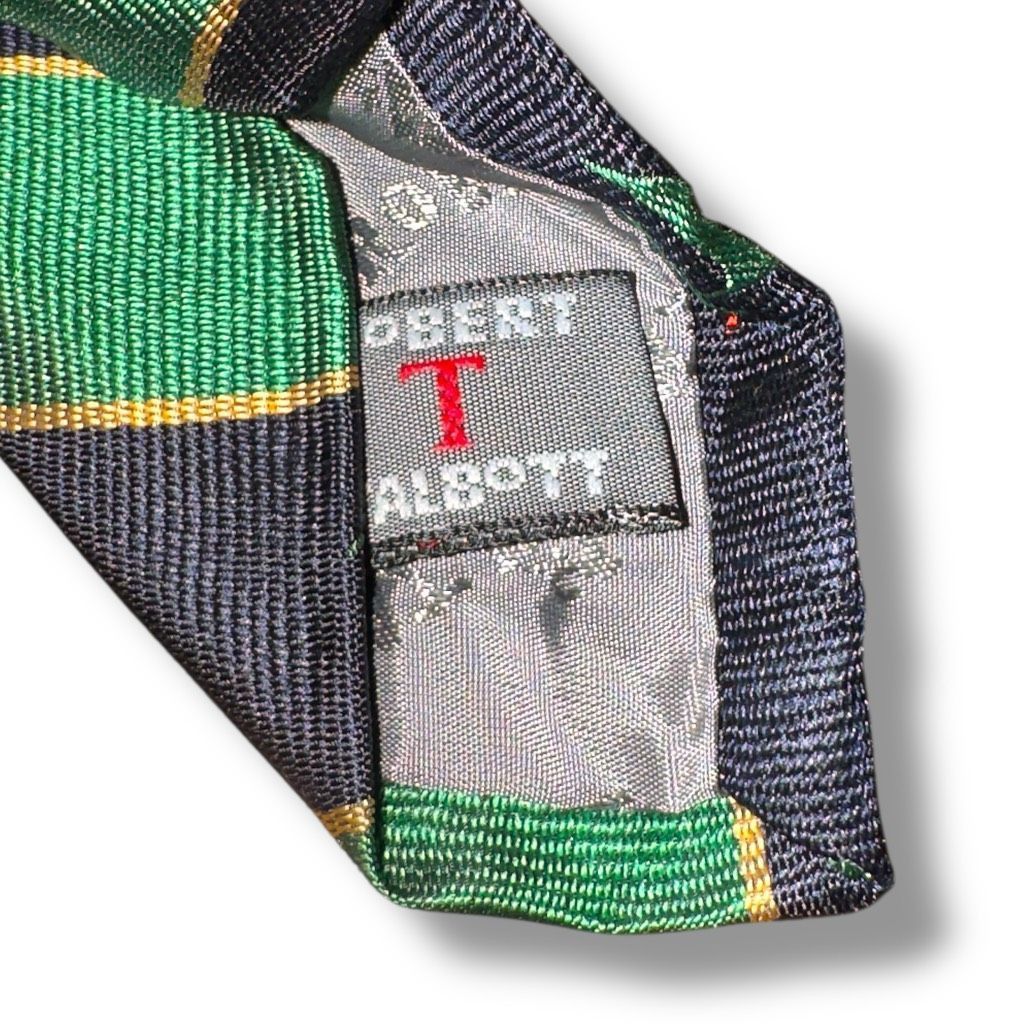 Robert Talbott Robert Talbott Green & Black Golf Masters Handmade in USA St Size ONE SIZE - 4 Thumbnail