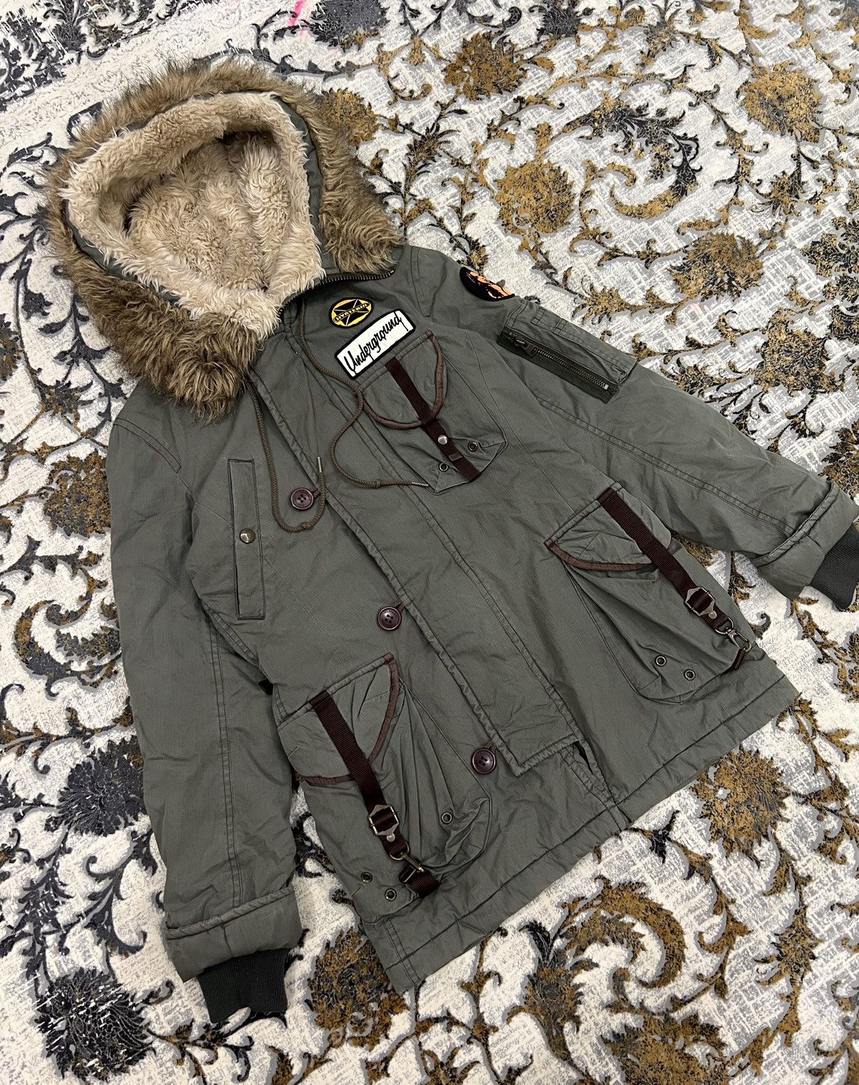 Hysteric Glamour HYSTERIC GLAMOUR MULTIPOCKET JAPANESE BRAND PARKA JACKET Size US M / EU 48-50 / 2 - 4 Thumbnail
