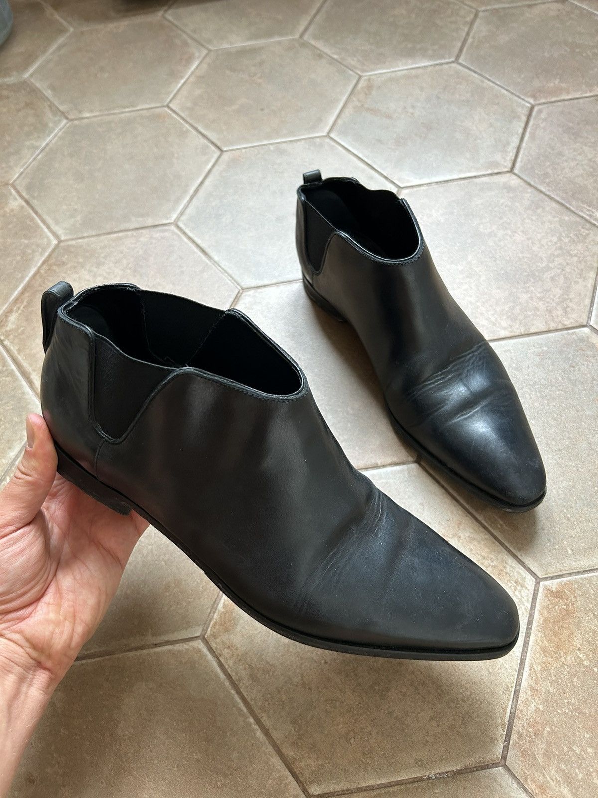 Ermenegildo Zegna × Z Zegna Z Zegna Ermenegildo Genuine Leather Chelsey Boots Size US 9 / EU 42 - 6 Thumbnail