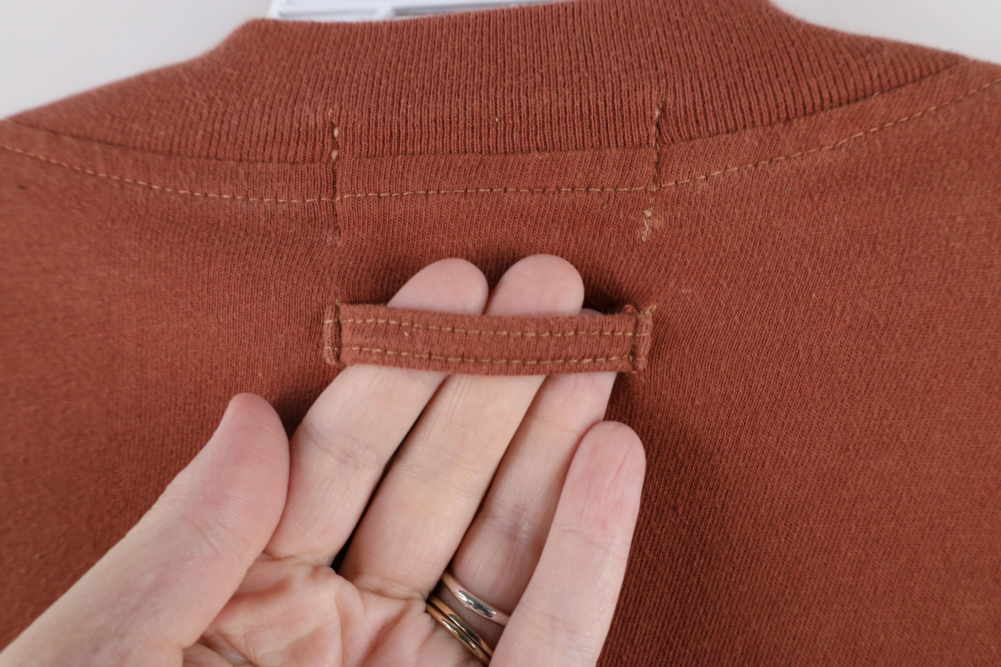 Vintage Vintage 90s Streetwear Long Sleeve Henley T-Shirt Orange Size US M / EU 48-50 / 2 - 6 Thumbnail