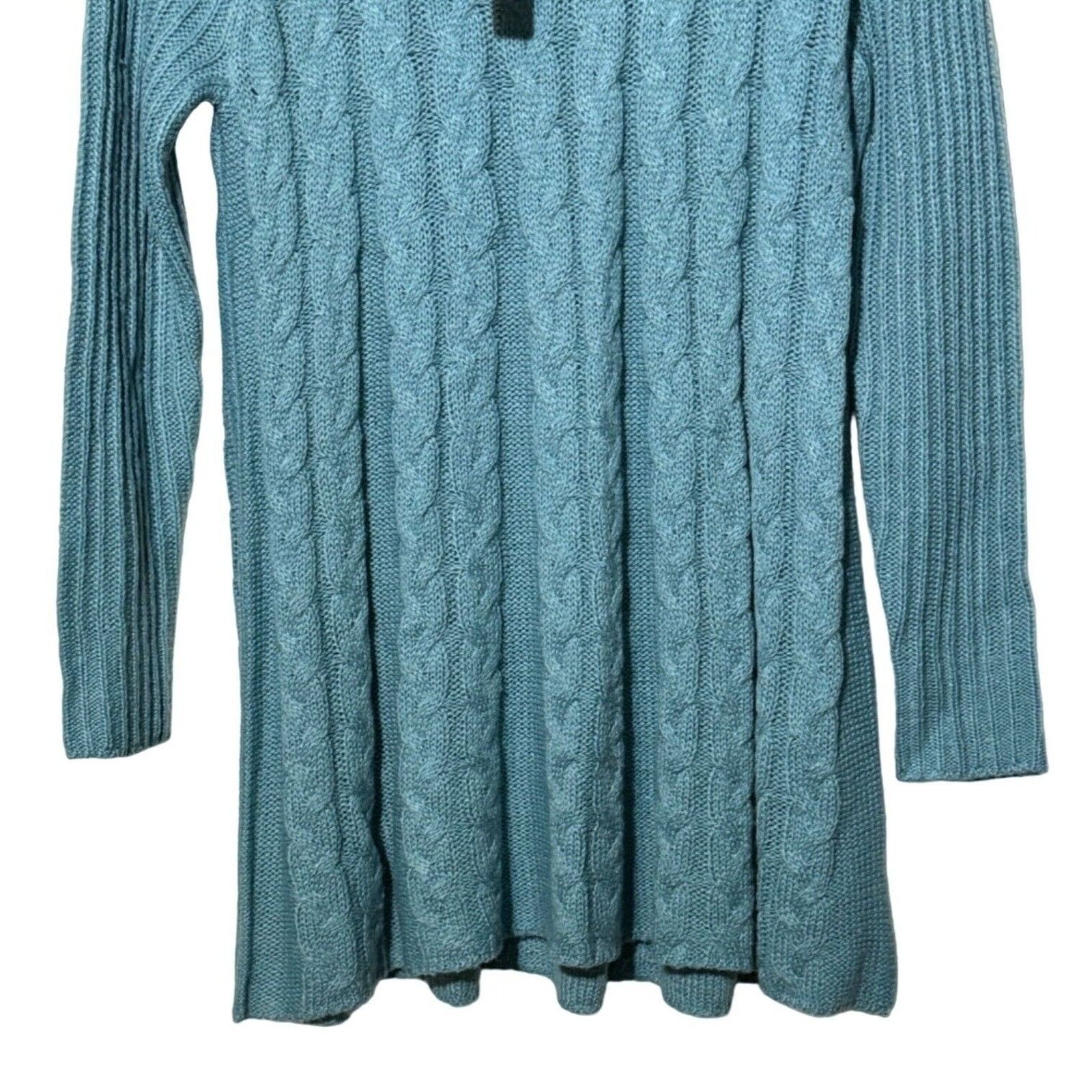 Jos. A. Bank Joseph A. Sweater Womens Medium NWT Adriatic Blue Tunic Size M / US 6-8 / IT 42-44 - 4 Thumbnail