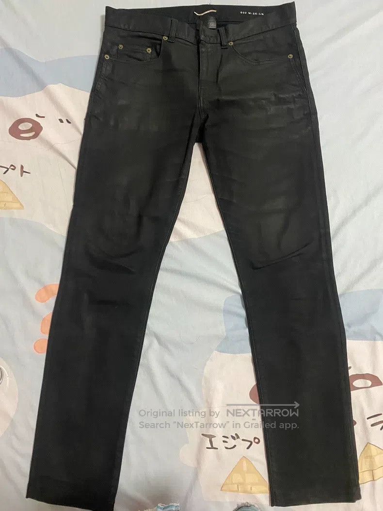 Saint Laurent Paris Saint Laurent Paris Waxed Denim Jeans Size US 31 - 1 Thumbnail