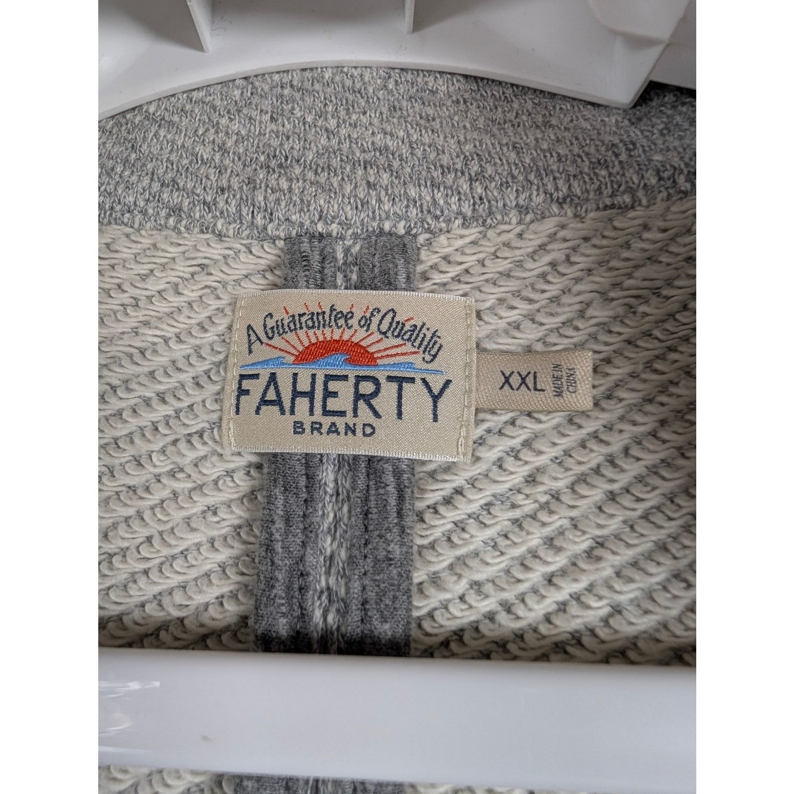 Faherty Faherty Gray Knit Blazer Jacket Button Front Mens Size 2XL Size US XXL / EU 58 / 5 - 4 Thumbnail