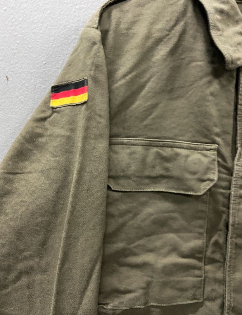 Vintage VINTAGE GERMAN ARMY 1990 MOLESKIN GIELD JACKET Size US L / EU 52-54 / 3 - 3 Thumbnail