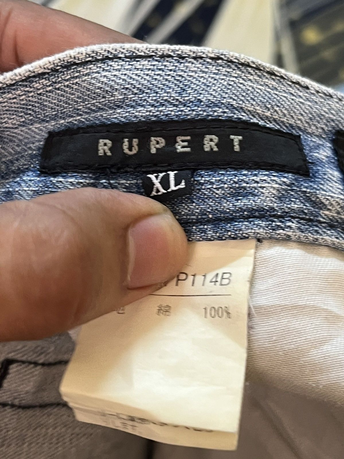 POST ARCHIVE FACTION (PAF) Vintage Rupert Edge Low Rise Flare Sashiko Denim Size US 34 / EU 50 - 9 Thumbnail