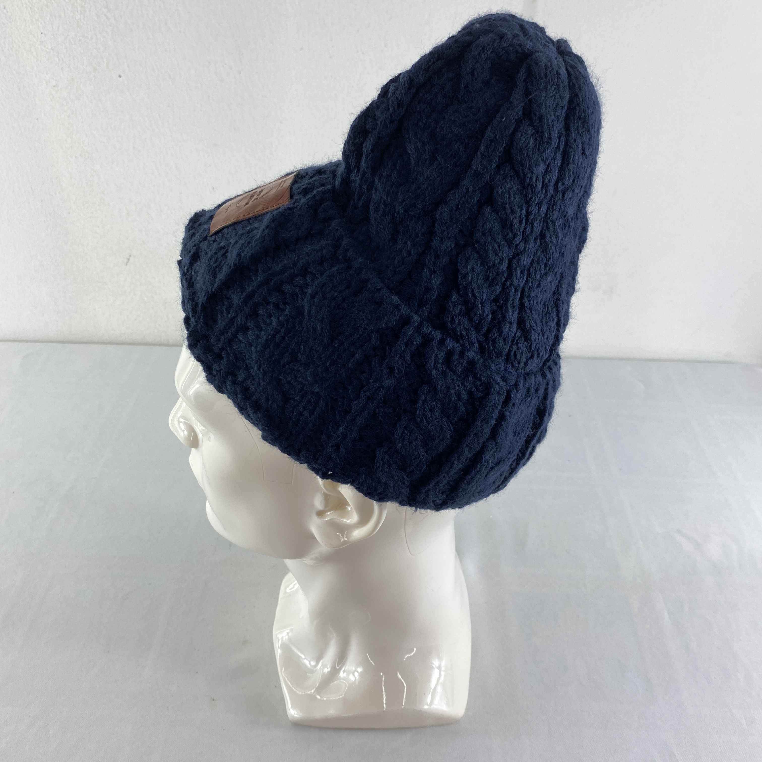 Japanese Brand Rare Plain Design Snow Cap Hat Beanie -BN649 Size ONE SIZE - 2 Thumbnail