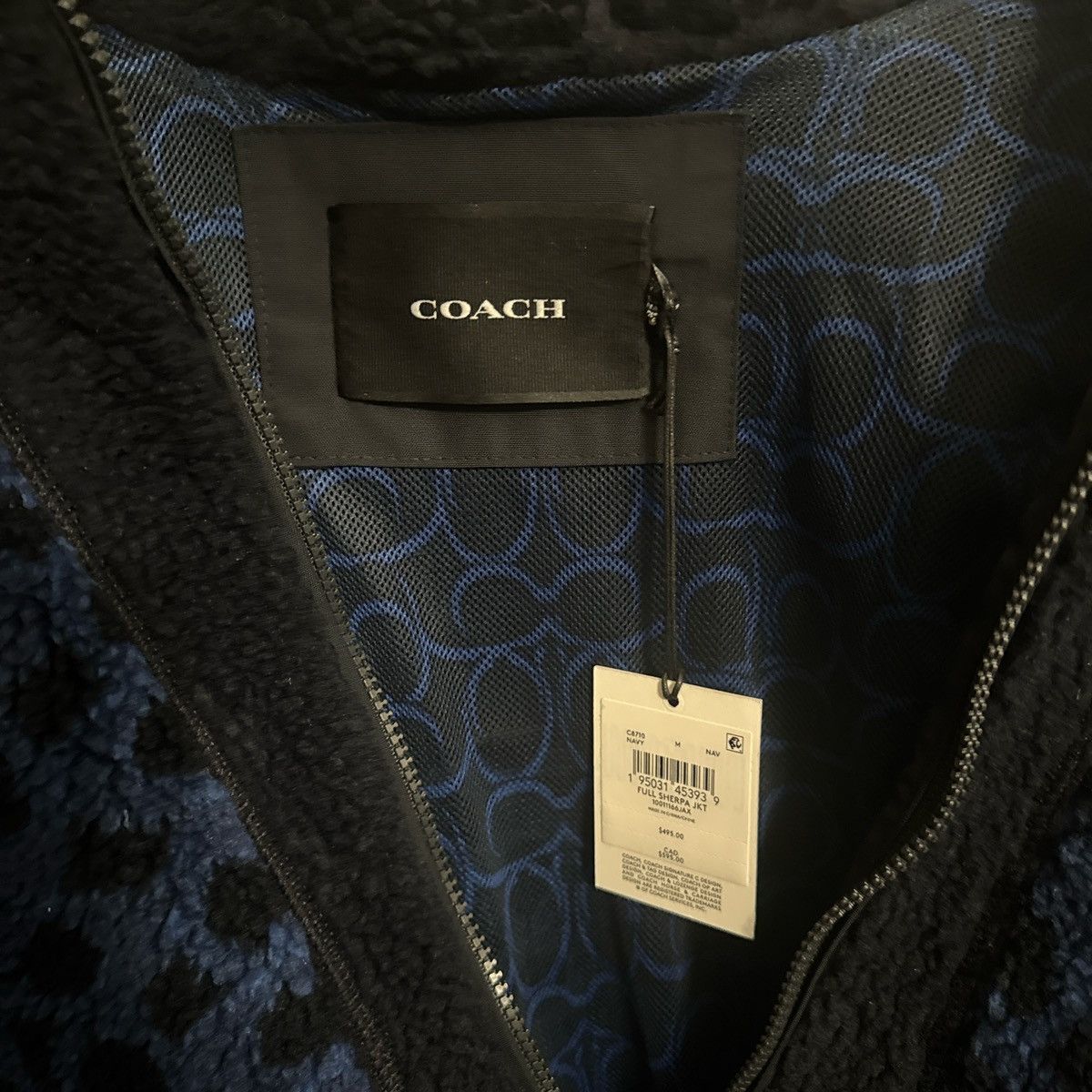 Coach Coach Navy Sherpa Size US M / EU 48-50 / 2 - 3 Thumbnail