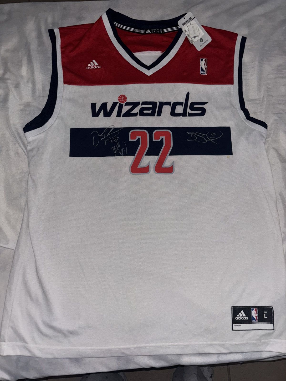 Adidas Adidas Wizards signed Jersey Size US L / EU 52-54 / 3 - 1 Thumbnail