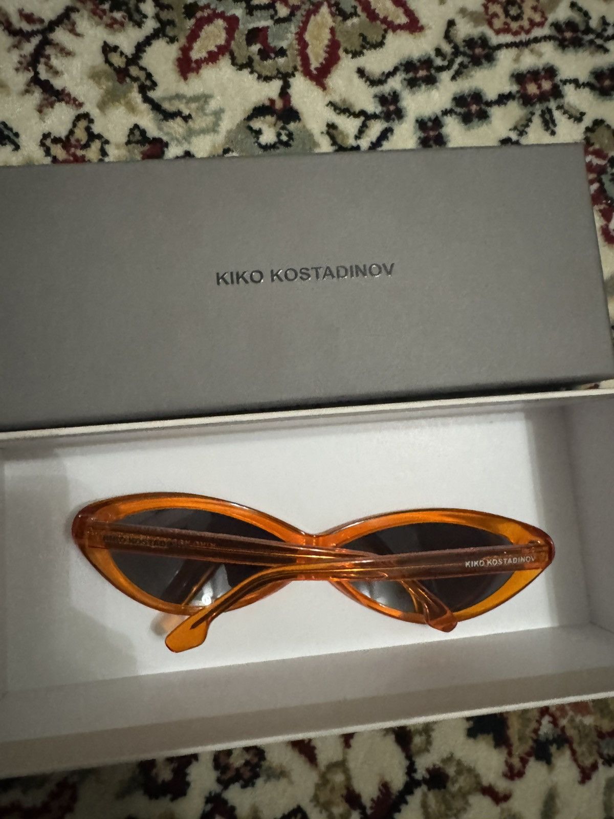 Kiko Kostadinov Kiko Kostadinov Orange Nisse Sunglasses Size ONE SIZE - 6 Thumbnail