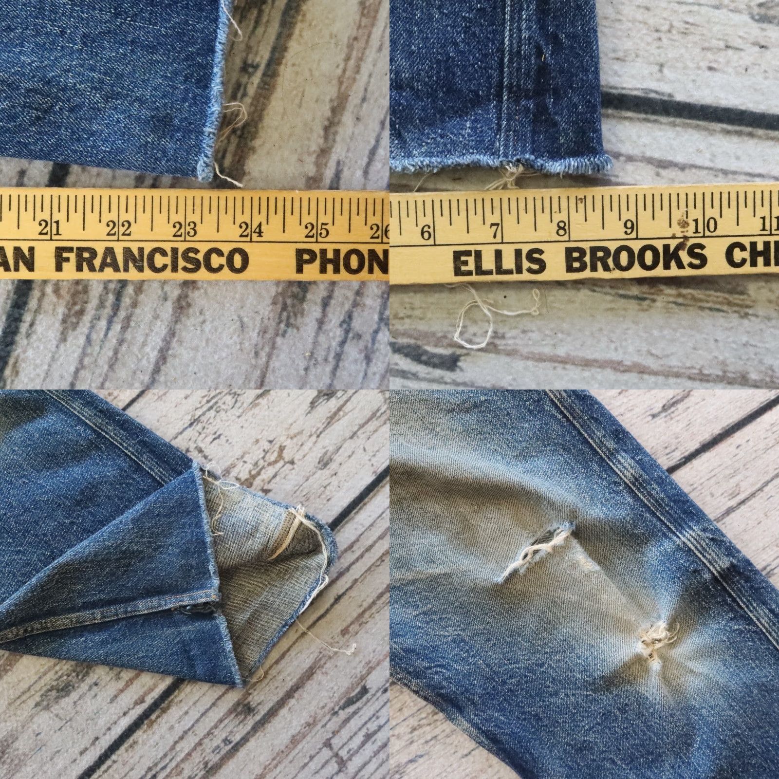 Vintage Vintage Heller's Cafe Larry's Collection Selvedge Denim Jeans Size 30 Size US 30 / EU 46 - 8 Thumbnail
