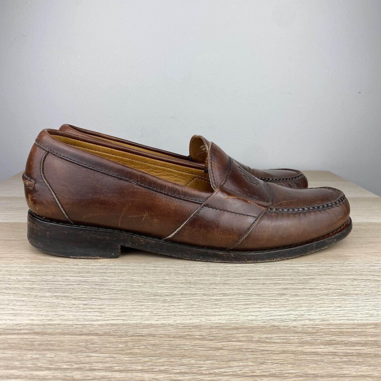 Polo Ralph Lauren Vintage Polo Ralph Lauren Stadium Crest Penny Loafers 11.5D Size US 11.5 / EU 44-45 - 4 Thumbnail