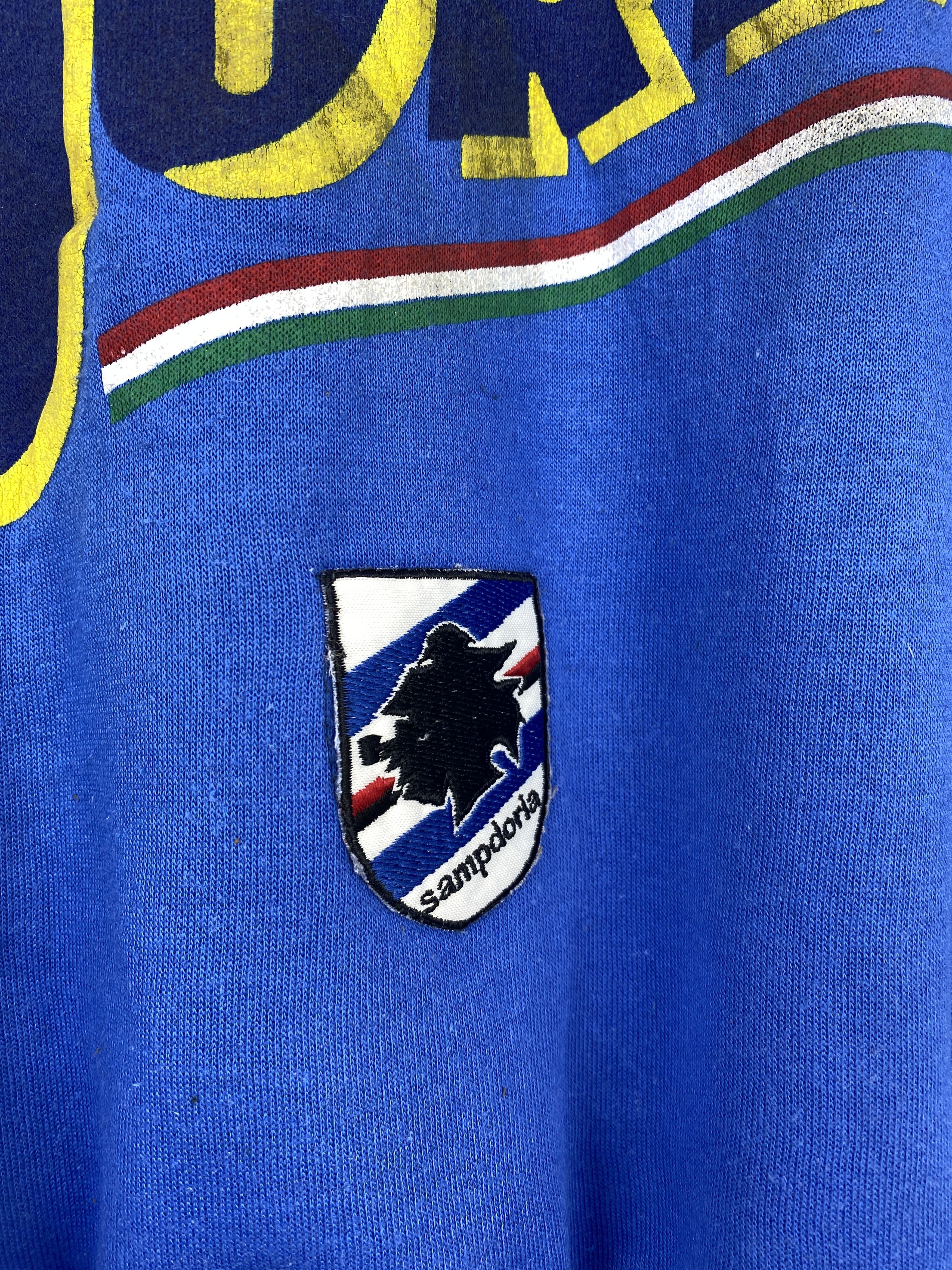 Vintage Vintage 90s Sampdoria Football Club Sweatshirt SH0372 Size US L / EU 52-54 / 3 - 9 Thumbnail
