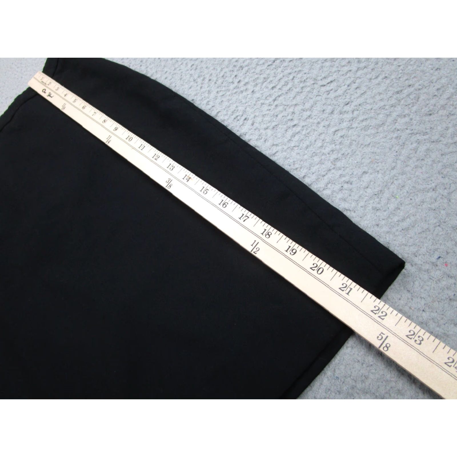 J.Crew VINTAGE J. Crew Wool Pencil Skirt Womens 4 Black Formal Business Career Academia School Size 27" / US 4 / IT 40 - 3 Thumbnail