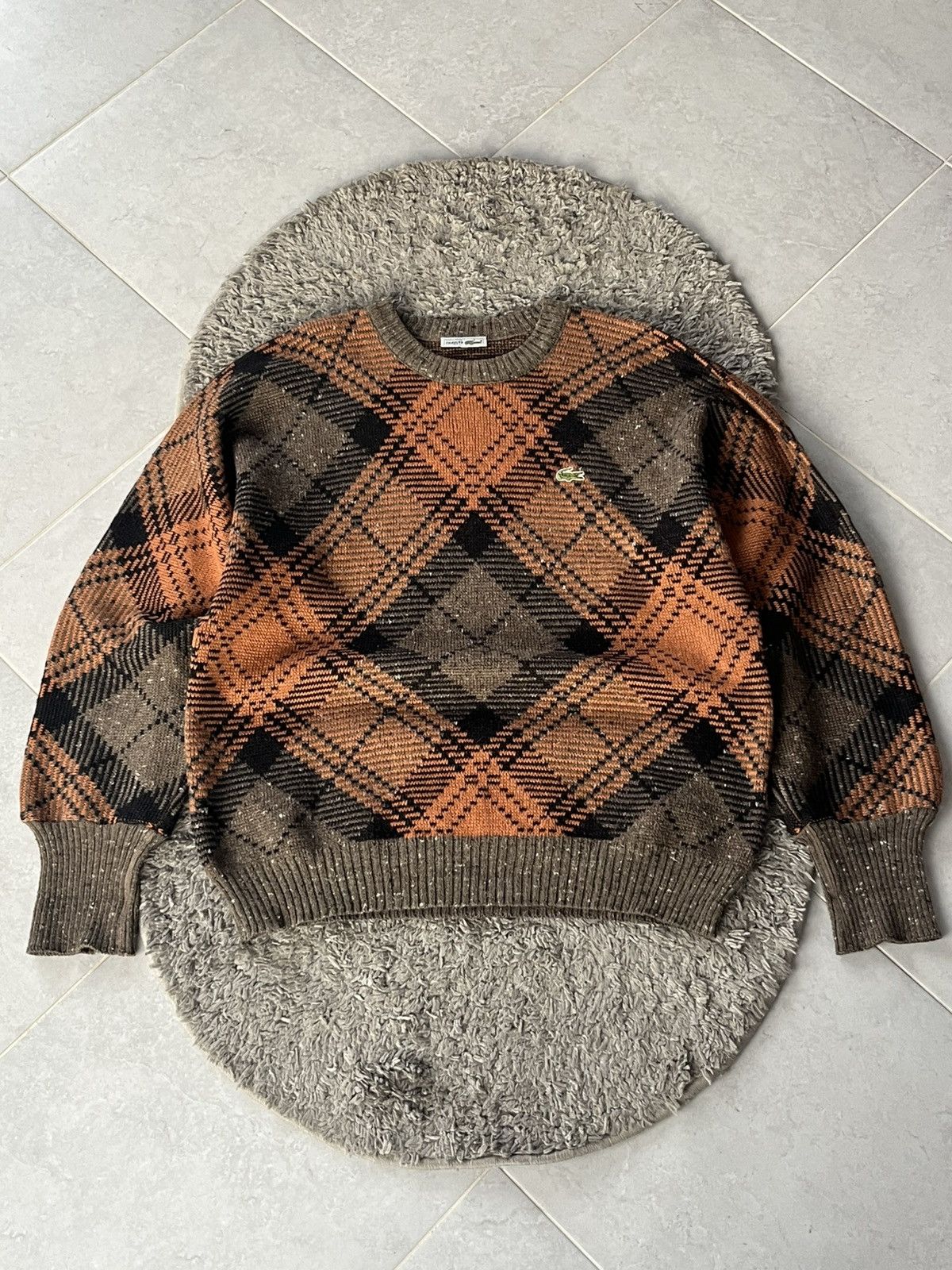 Vintage Luxury Knitwear Lacoste MADE IN FRANCE O