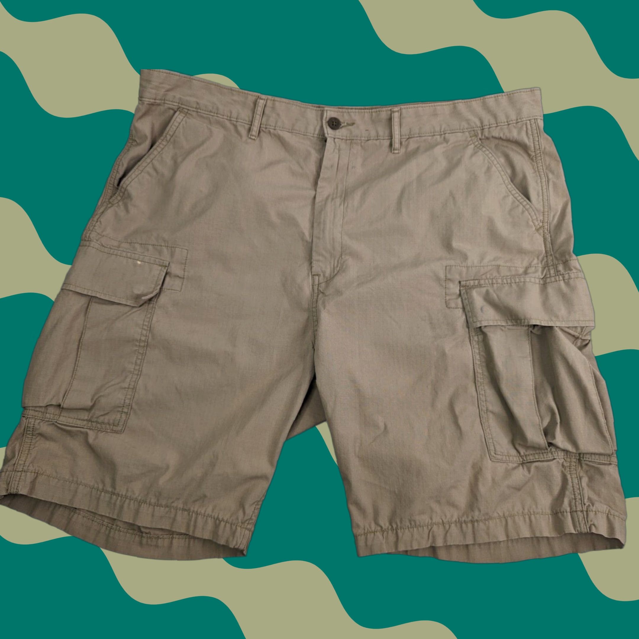 Levi's Levi's Cargo Shorts Men 42 Tan Carrier Ripstop Pocket Hiking Fishing Cotton Canvas Beige 23251 Regular Size US 42 / EU 58 - 1 Thumbnail