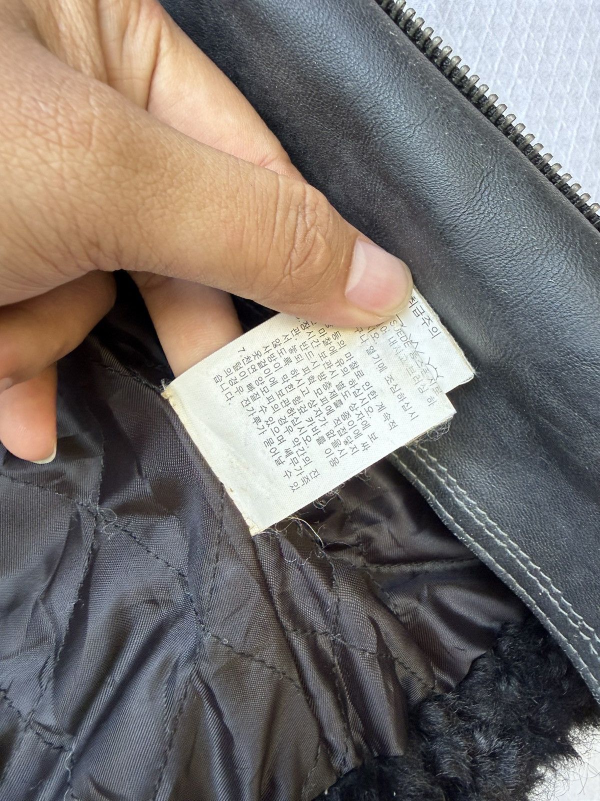 14th Addiction Sally&John Fur Leather Jacket Assymetrical Zipper Size US S / EU 44-46 / 1 - 14 Thumbnail