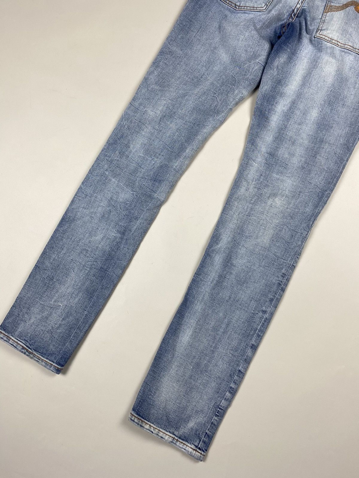 Nudie Jeans Nudie Jeans Co Lean Dean Broken Sage men’s jeans Size US 31 - 24 Thumbnail