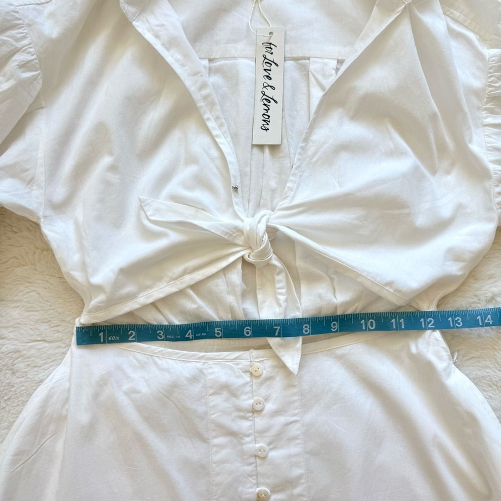 For Love & Lemons NWT!!! For Love and Lemons women shirt dress size XS Size XS / US 0-2 / IT 36-38 - 8 Thumbnail