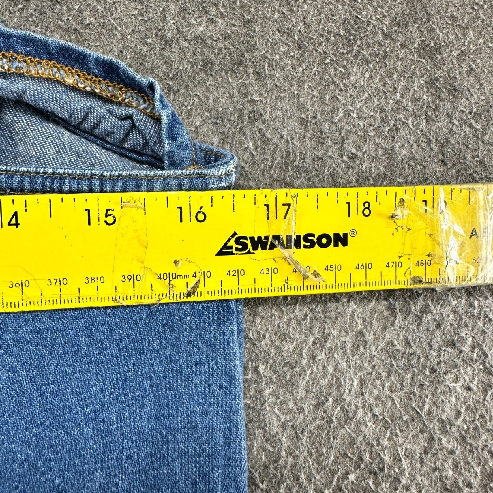 Denime VINTAGE Tower Hill Overall Dress Womens 8 Blue Denim Midi Cottagecore 90s Denim Size 30" / US 8 / IT 44 - 5 Thumbnail