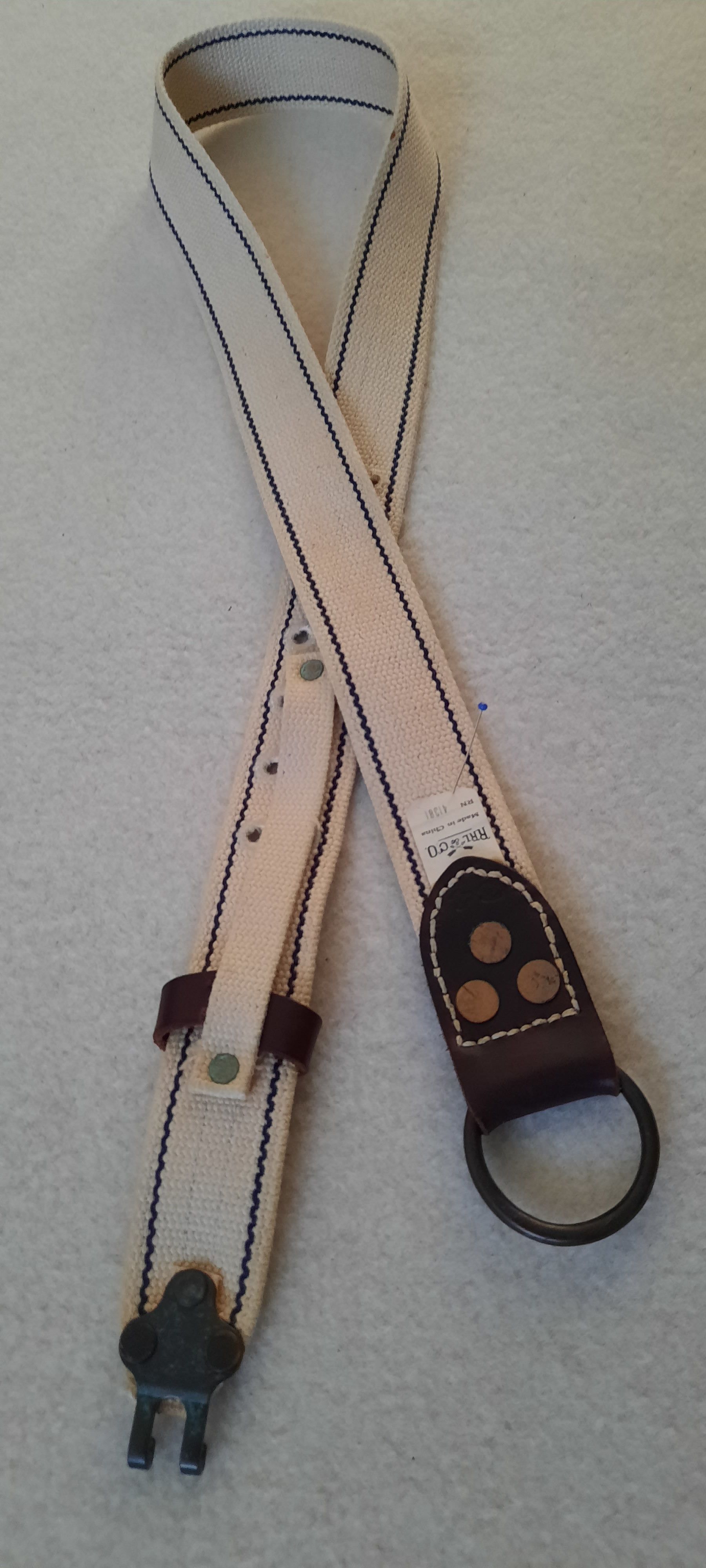 RRL Ralph Lauren RRL RALPH LAUREN Canvas Belt O-Ring Hook 34 Size 34 - 3 Thumbnail