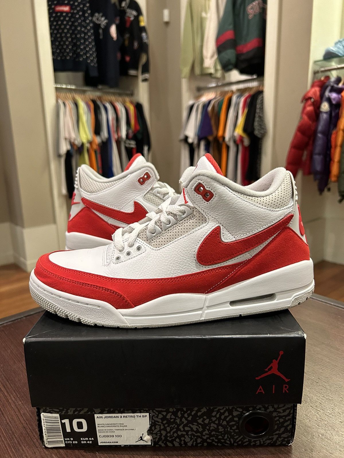 Jordan Retro Tinker White University Red