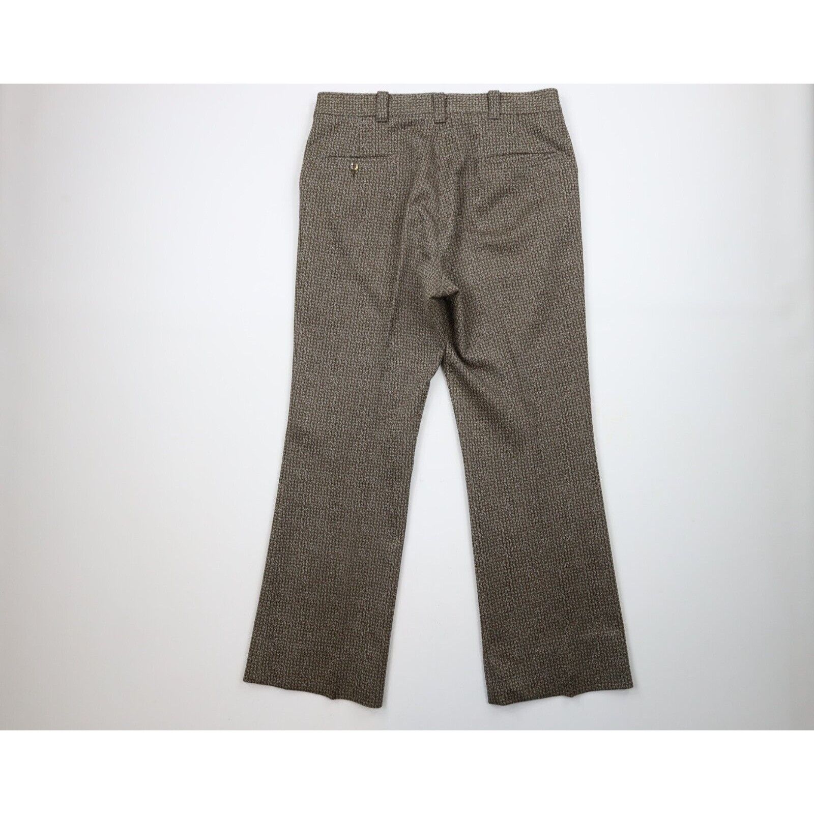 Vintage Vintage 70s Streetwear Distressed 2 Piece Knit Suit Wedding Size 42R - 15 Thumbnail