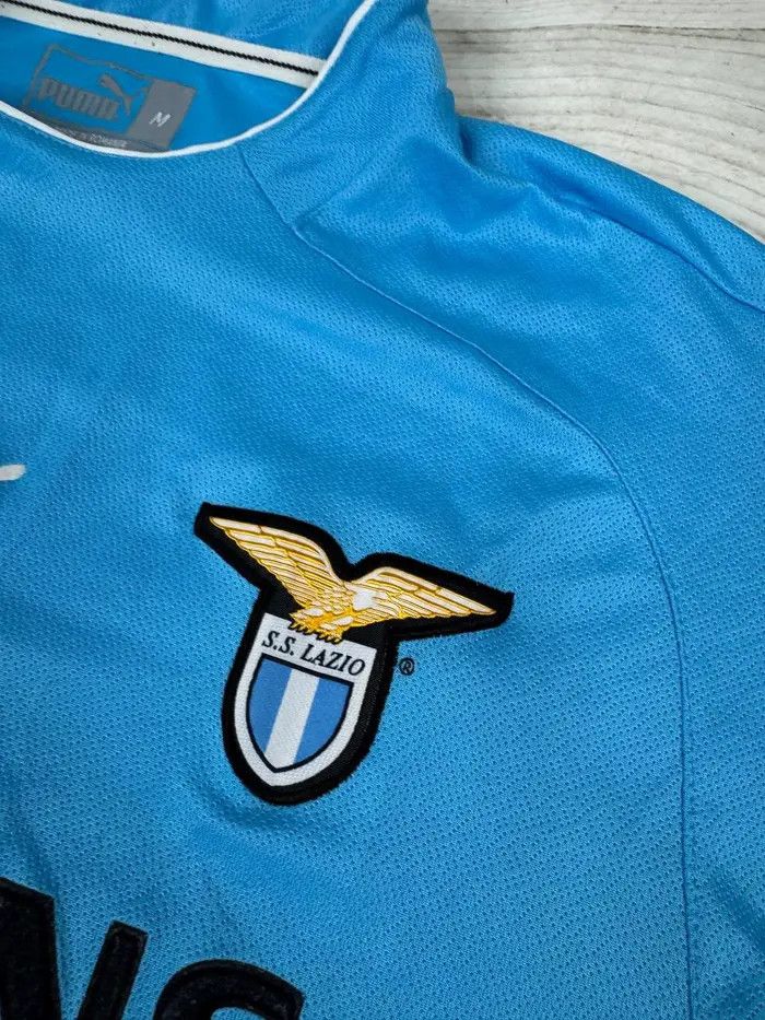 Puma Vintage Puma SS Lazio 2002 2003 Home Shirt Soccer Jersey Size US M / EU 48-50 / 2 - 4 Thumbnail