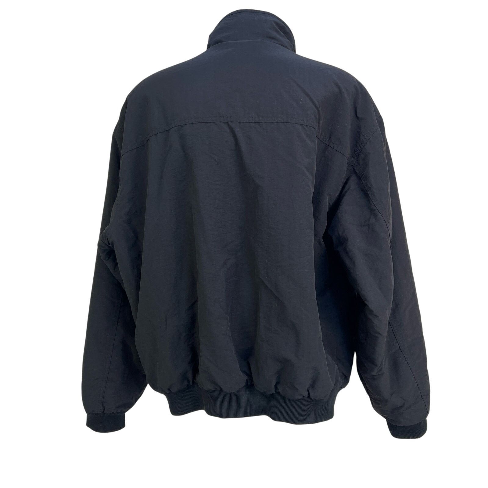 J.Crew Vintage J. Crew Windbreaker Jacket Navy Blue Fleece Lined Size US XL / EU 56 / 4 - 7 Thumbnail