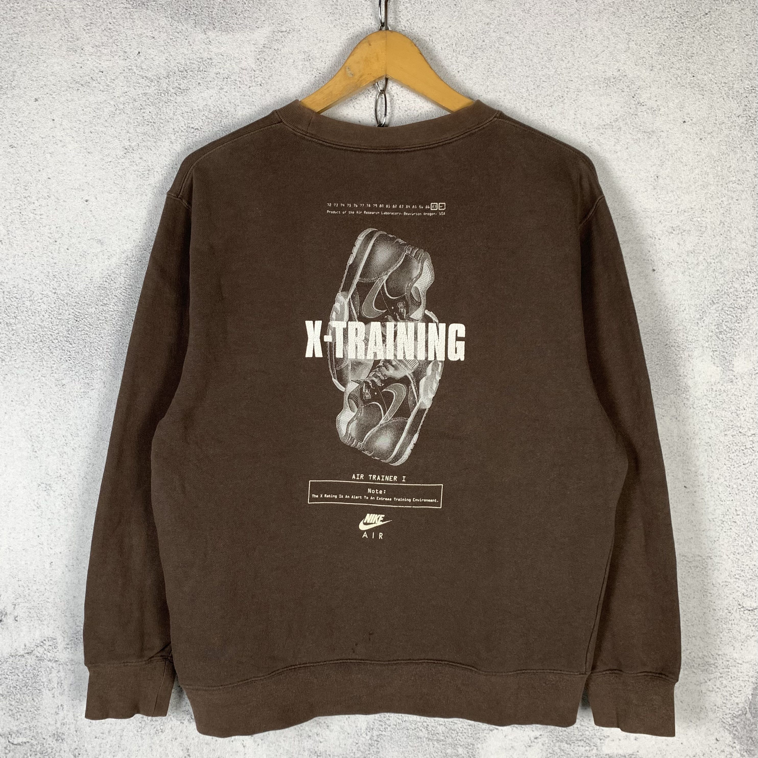 Nike Nike Rated X Air Trainer 1 Sweatshirt Crewneck Size US S / EU 44-46 / 1 - 2 Thumbnail