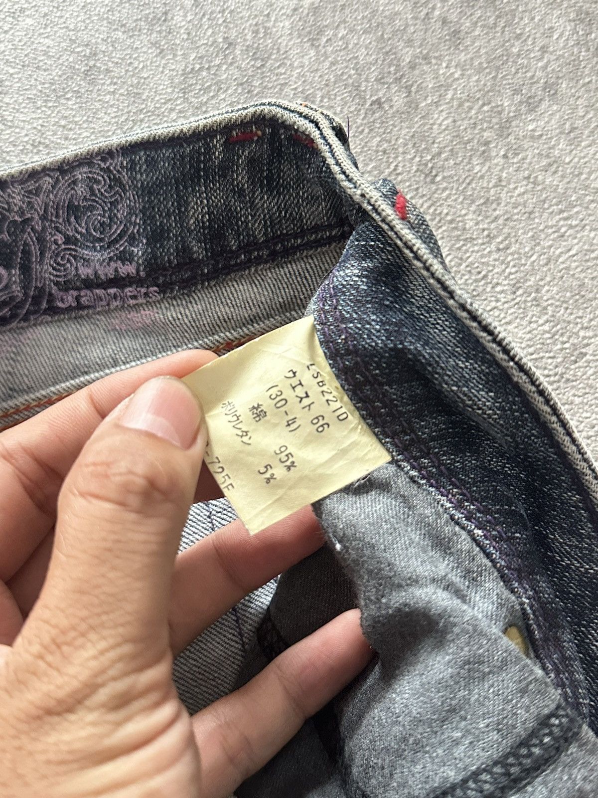 Tornado Mart 90s Japanese Brappers Flared Washed Denim Jeans Lgb Size US 29 - 13 Thumbnail