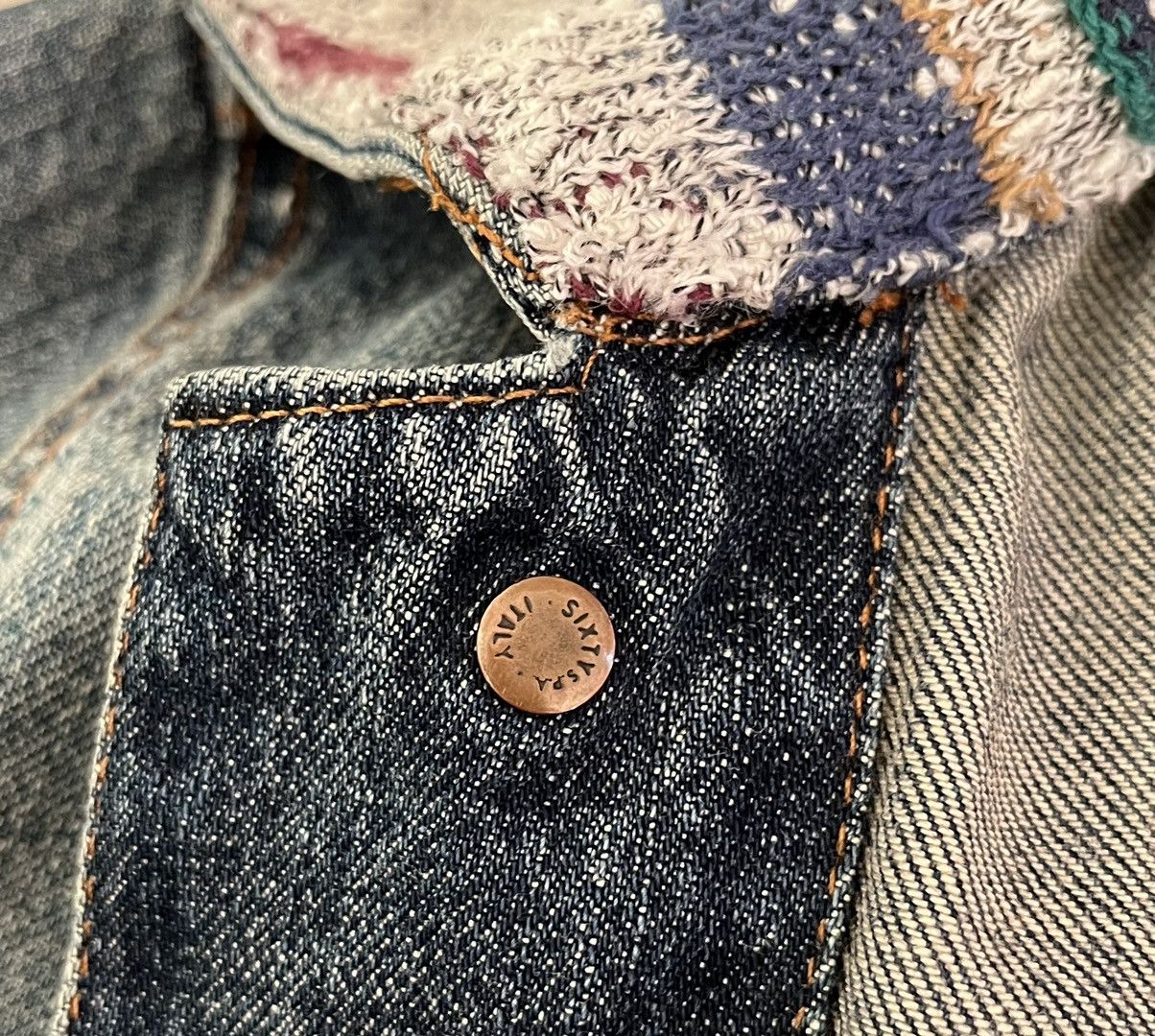 Energie Vintage 90s Energie Coogi Style Denim Jacket Made In Italy Size US XL / EU 56 / 4 - 11 Thumbnail