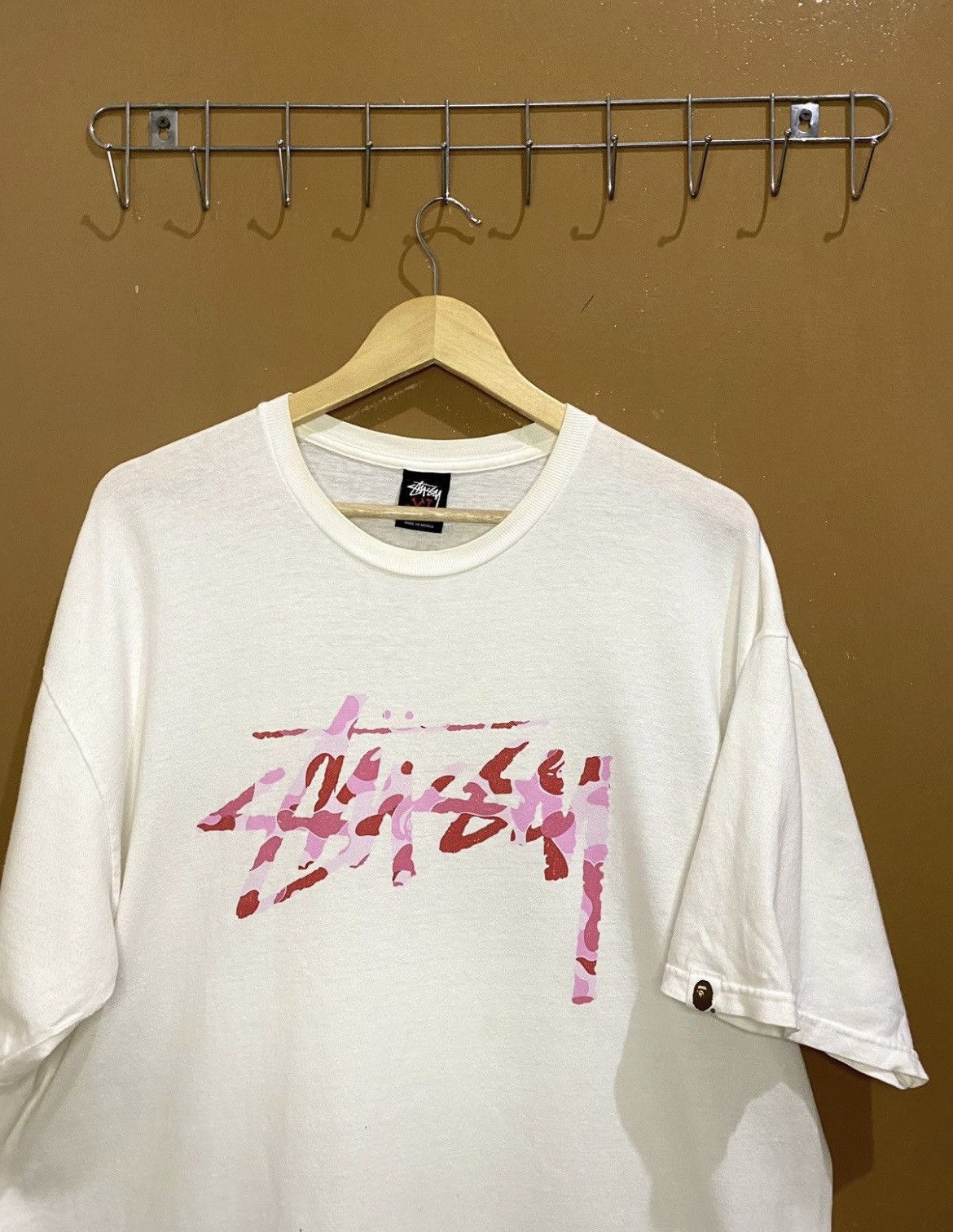 Bape Stussy 30th Anniversary Tee | Grailed