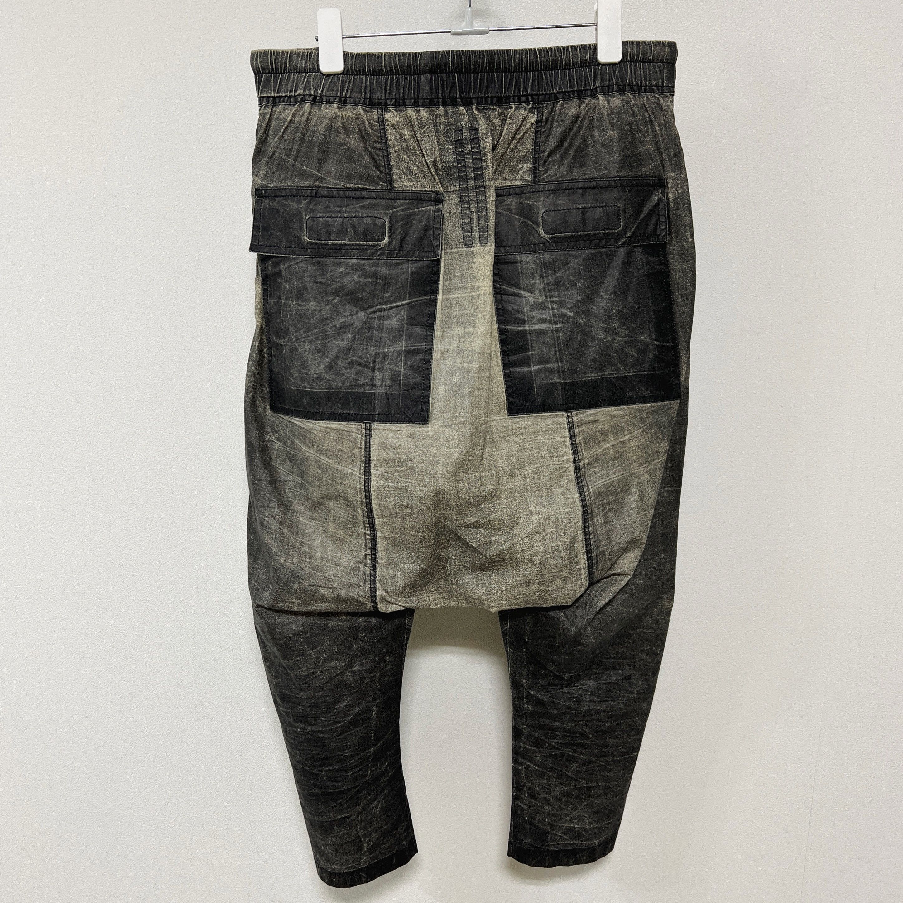 Rick Owens Rick Owens SS17 DRKSHDW Low Crotch Cropped Pants Size US 34 / EU 50 - 3 Thumbnail