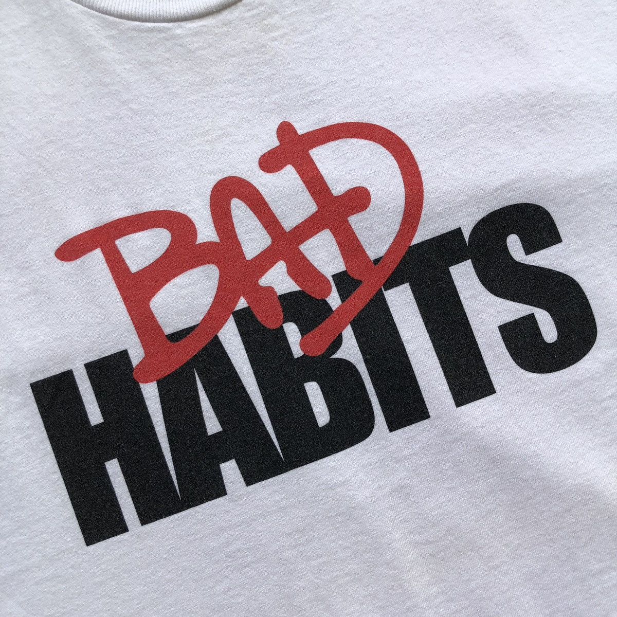 Vlone Vlone x Nav x Bad Habits FW19 Drip Printed T-Shirt White Size US L / EU 52-54 / 3 - 5 Thumbnail